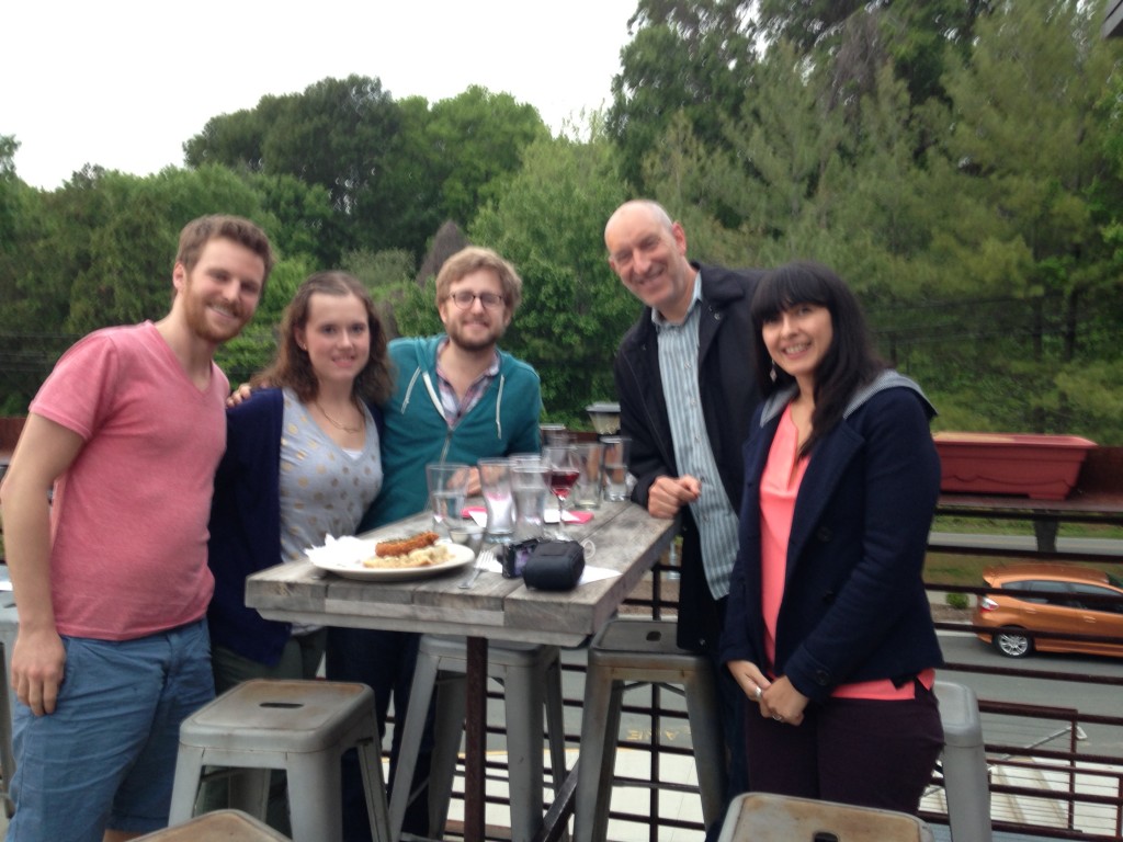 Penn Lab Members and Dr. David Penn with visiting scholar from Australia, Cali Bartholeumsz (pictured far right) 